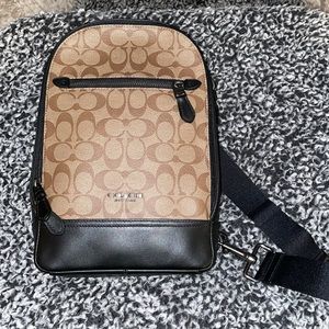 Coach Graham pack in signature canvas.